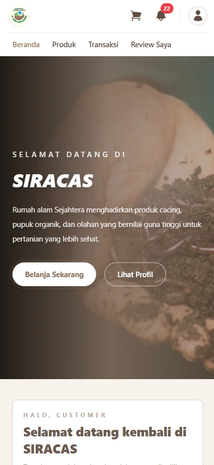 SIRACAS mobile preview