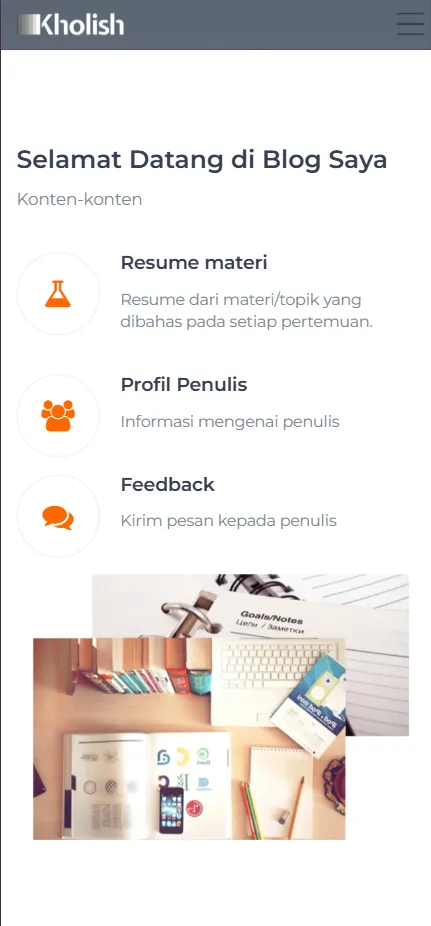 Web Etika Profesi mobile preview